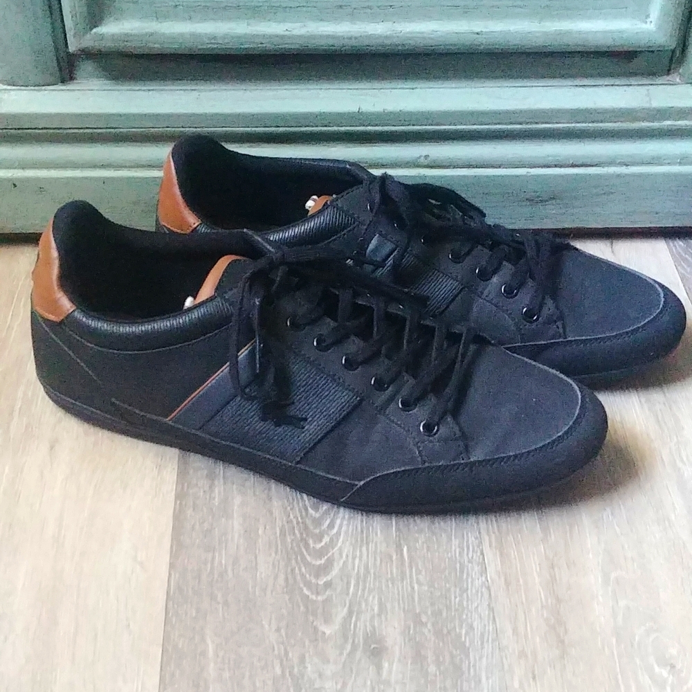 Lacoste Chaymon 318 2 Black/ Beige Shoes 9.5